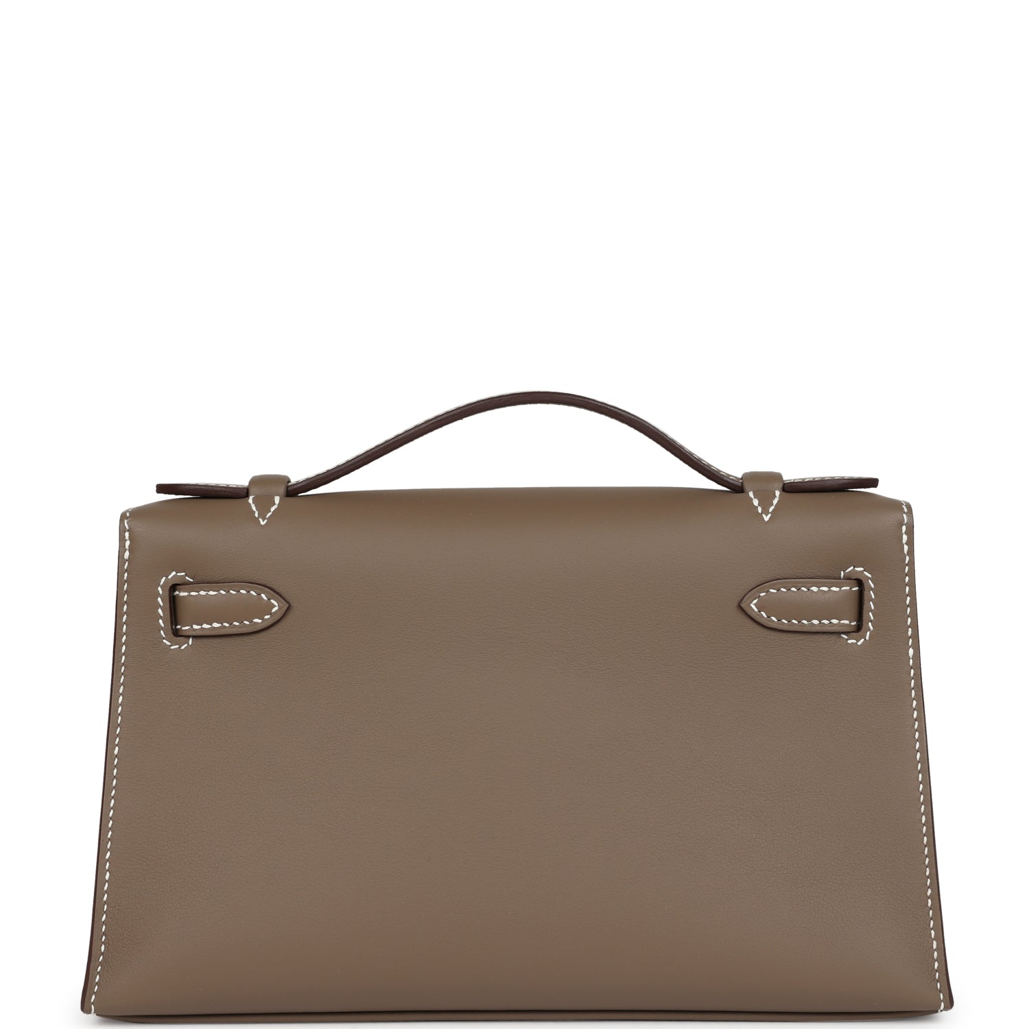 Kelly Pochette Etoupe Swift Gold Hardware