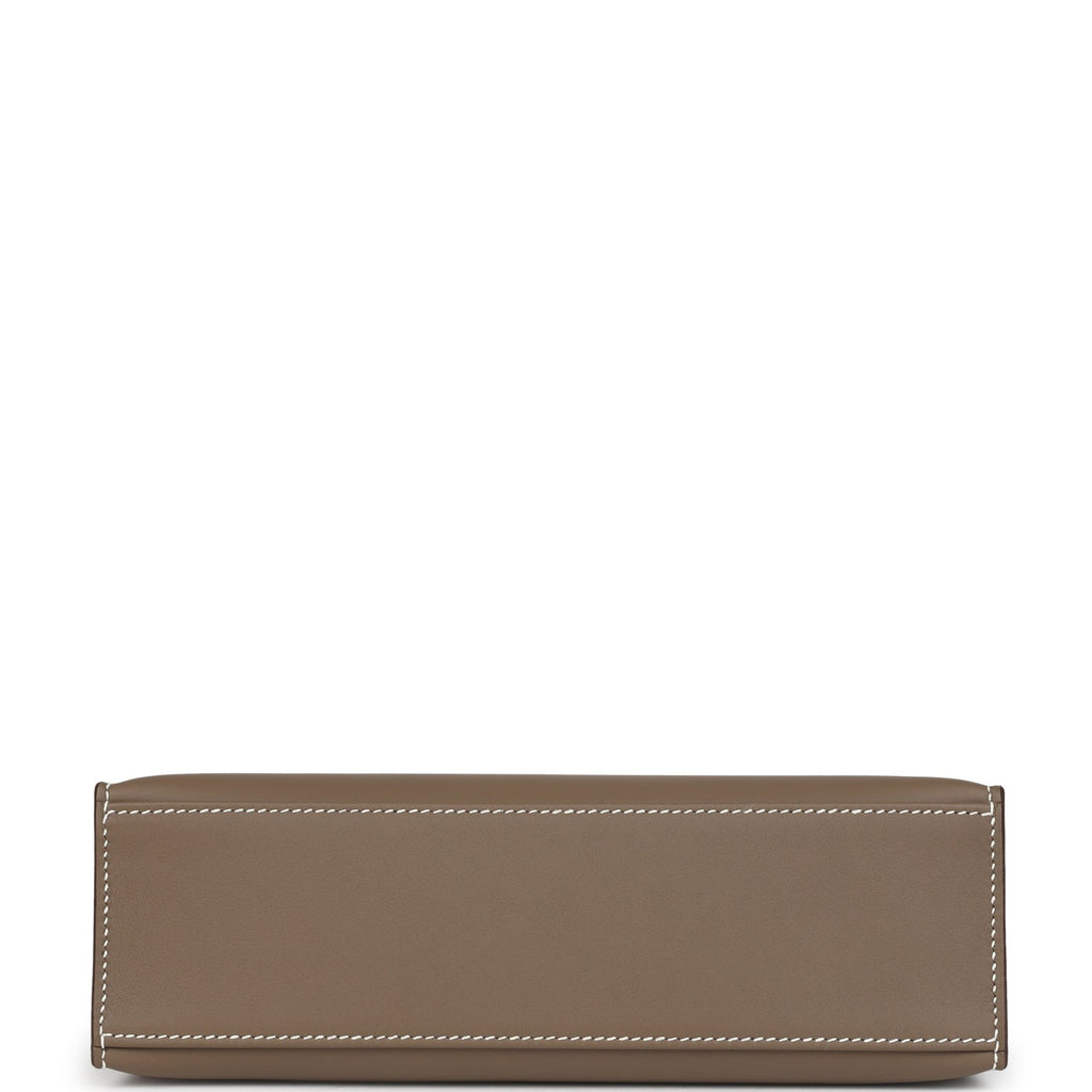 Kelly Pochette Etoupe Swift Gold Hardware