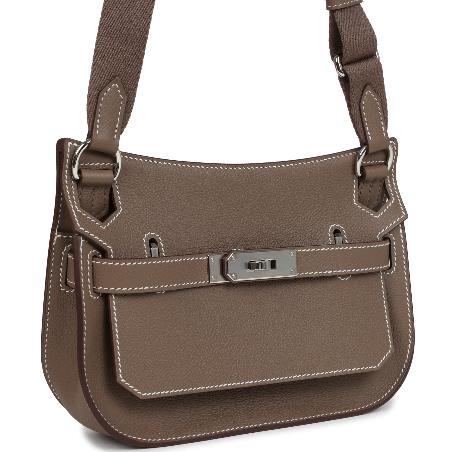 Jypsiere Mini Etoupe Evercolor Palladium Hardware