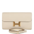 Constance To Go Wallet Craie Epsom Gold Hardware
