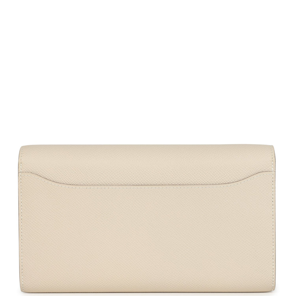 Constance To Go Wallet Craie Epsom Gold Hardware