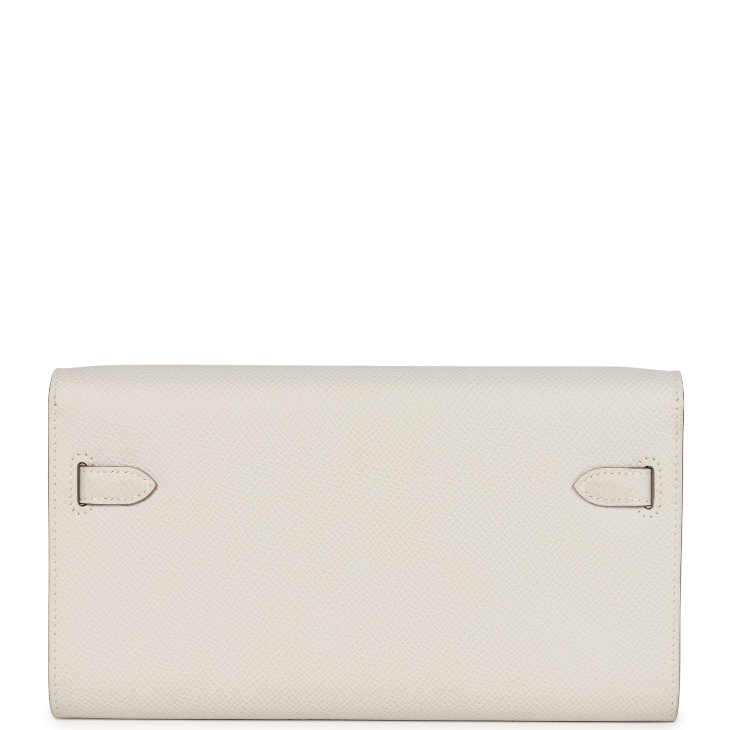 Kelly Wallet To Go Gris Pale Epsom Gold Hardware