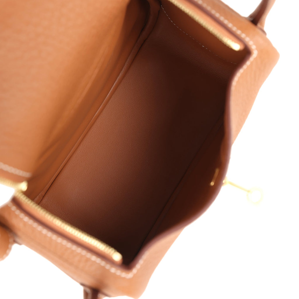 Mini Lindy Gold Clemence Gold Hardware