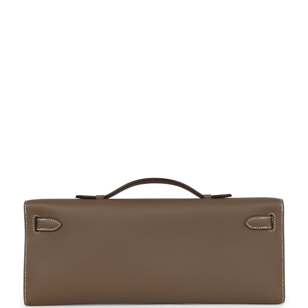 Kelly Cut Etoupe Swift Gold Hardware