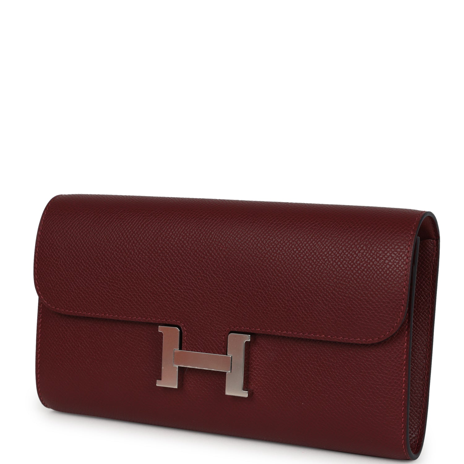 Constance Wallet To Go Rouge H Epsom Palladium Hardware