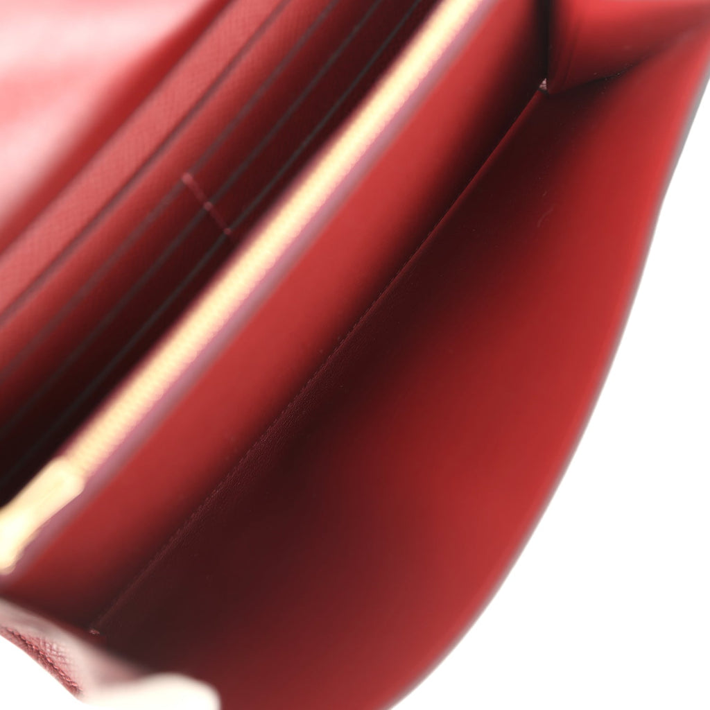 Constance Wallet To Go Rouge H Epsom Gold Hardware