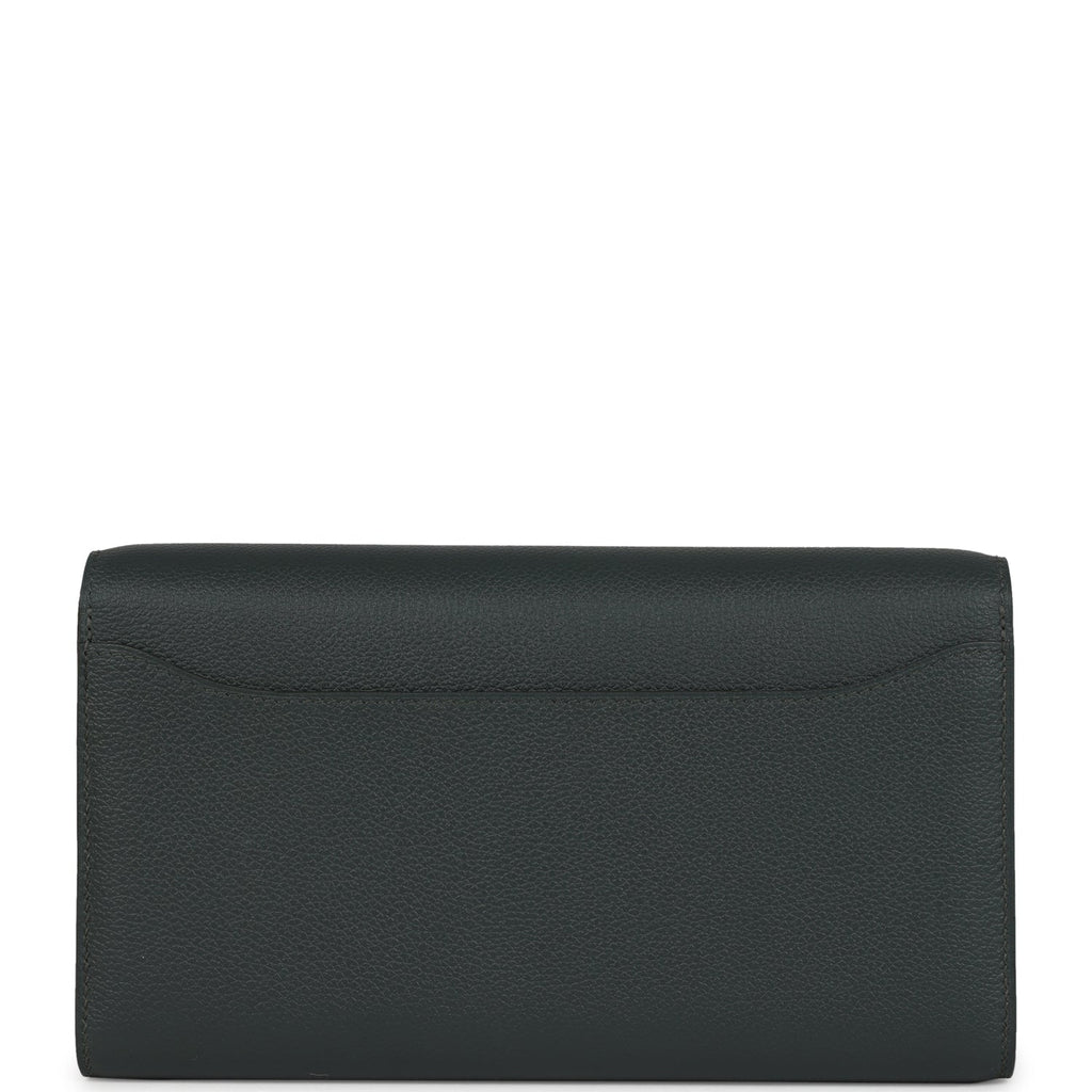 Constance Wallet To Go Vert Mangrove Evercolor Gold Hardware