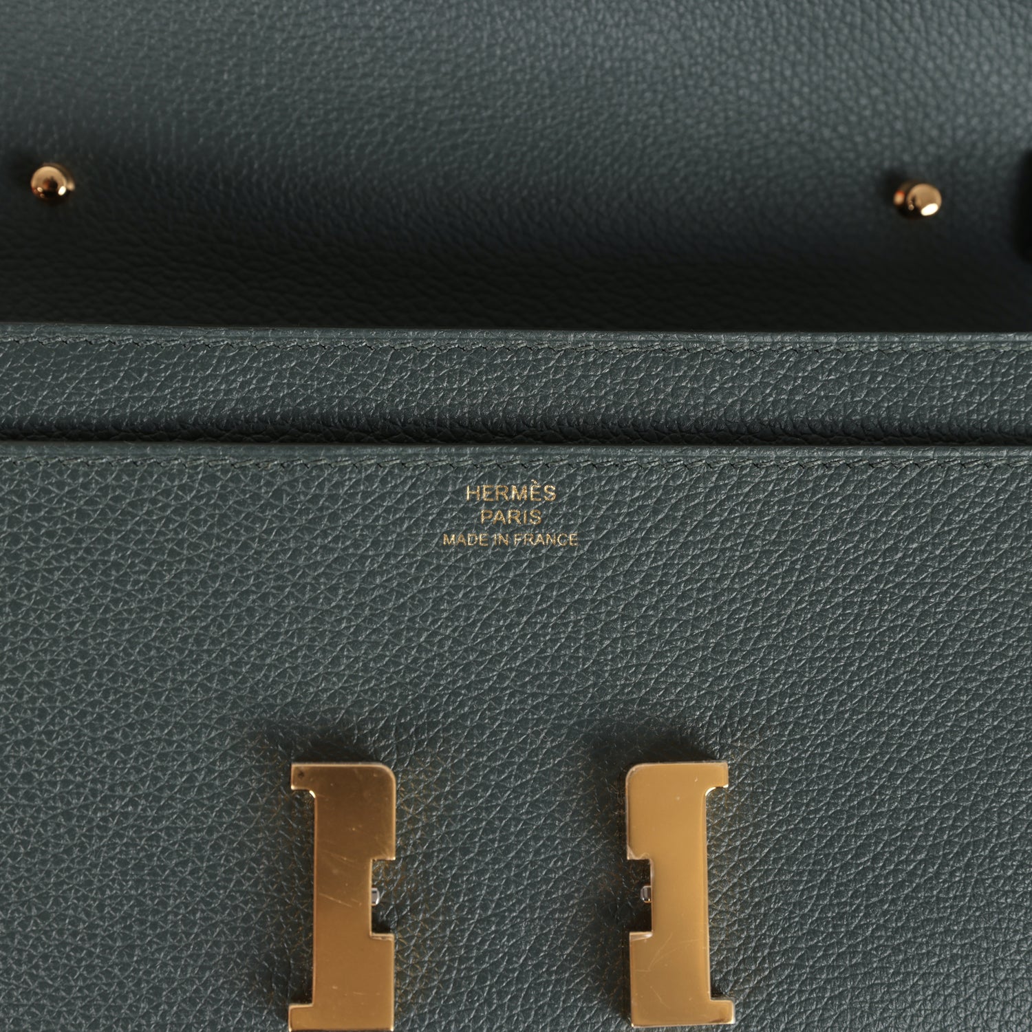Constance Wallet To Go Vert Mangrove Evercolor Gold Hardware