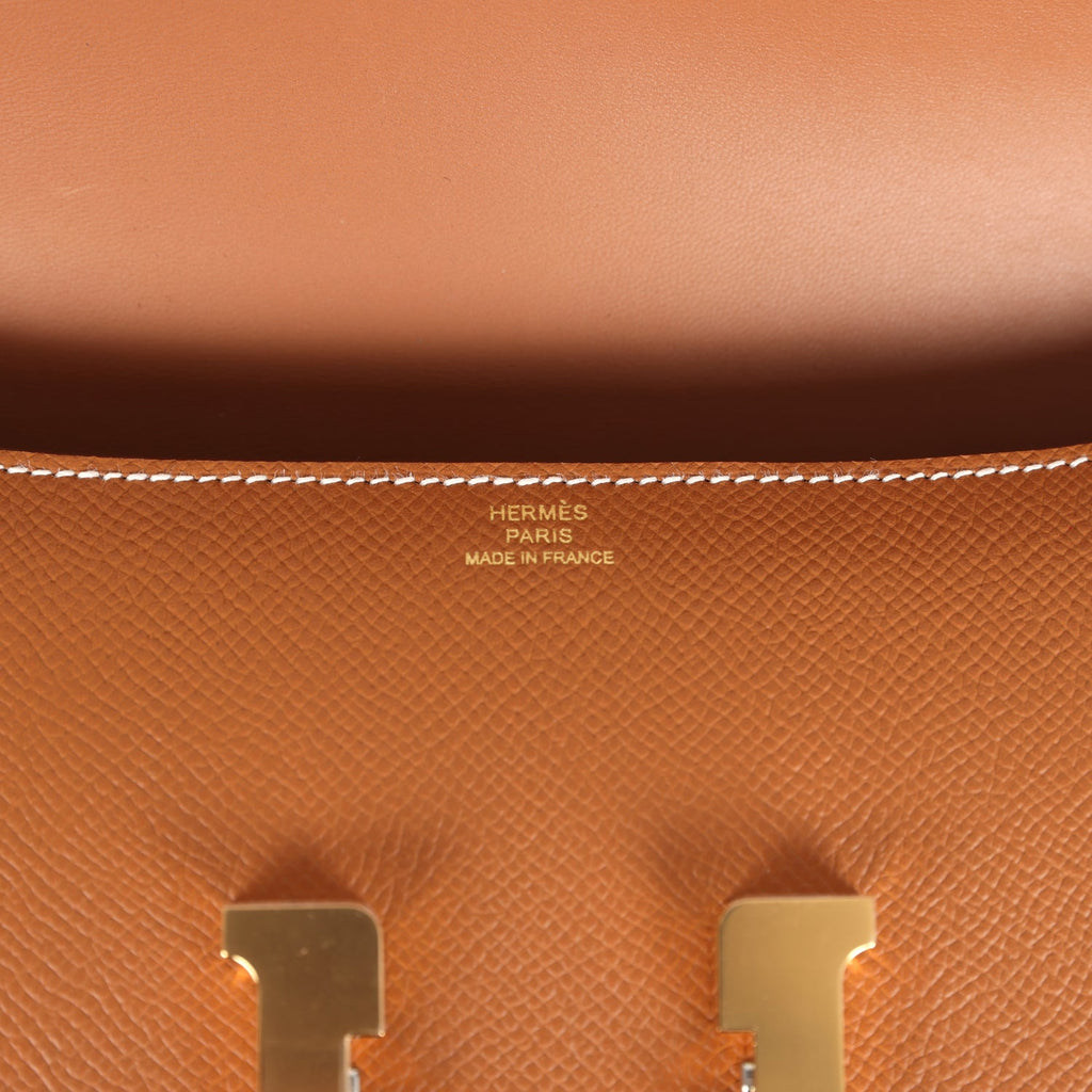 Constance Elan Gold Epsom Gold Hardware