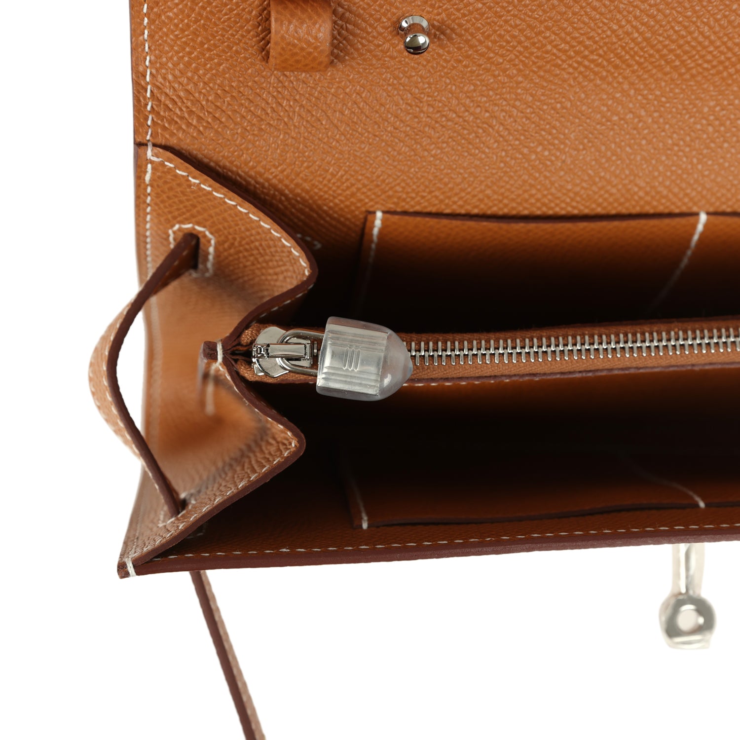 Kelly Wallet To Go Gold Epsom Palladium Hardware