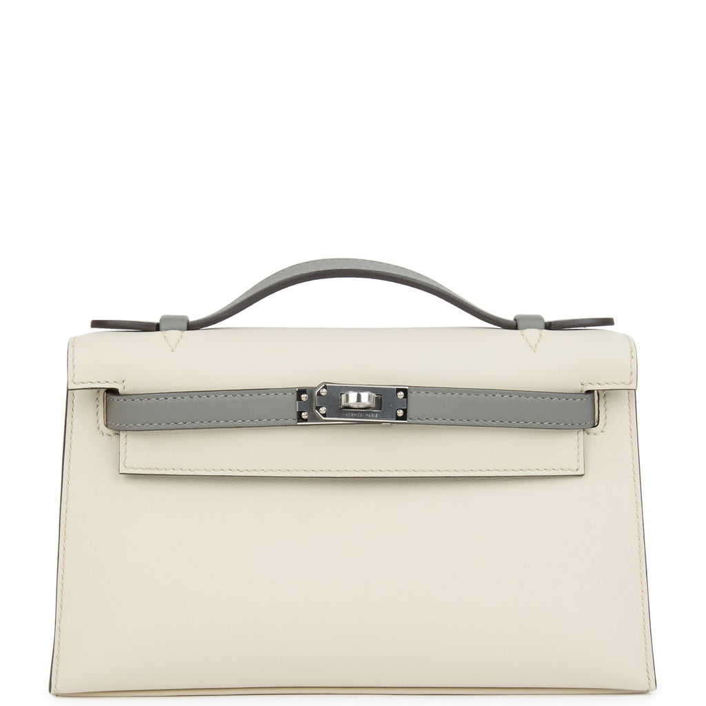 Special Order (HSS) Kelly Pochette Beton and Gris Meyer Swift Palladium Hardware