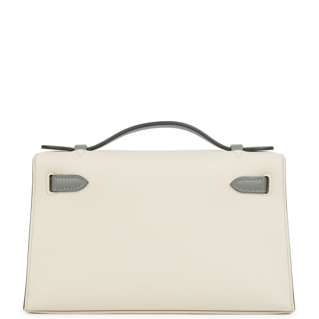 Special Order (HSS) Kelly Pochette Beton and Gris Meyer Swift Palladium Hardware