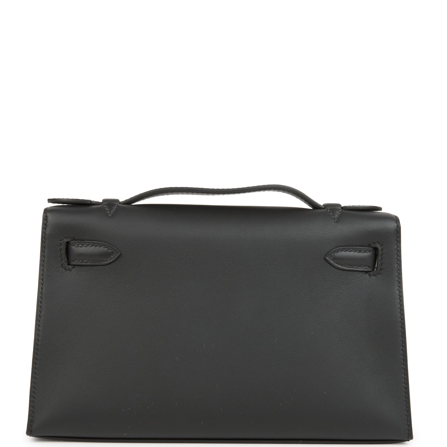 Kelly Pochette Black Swift Gold Hardware