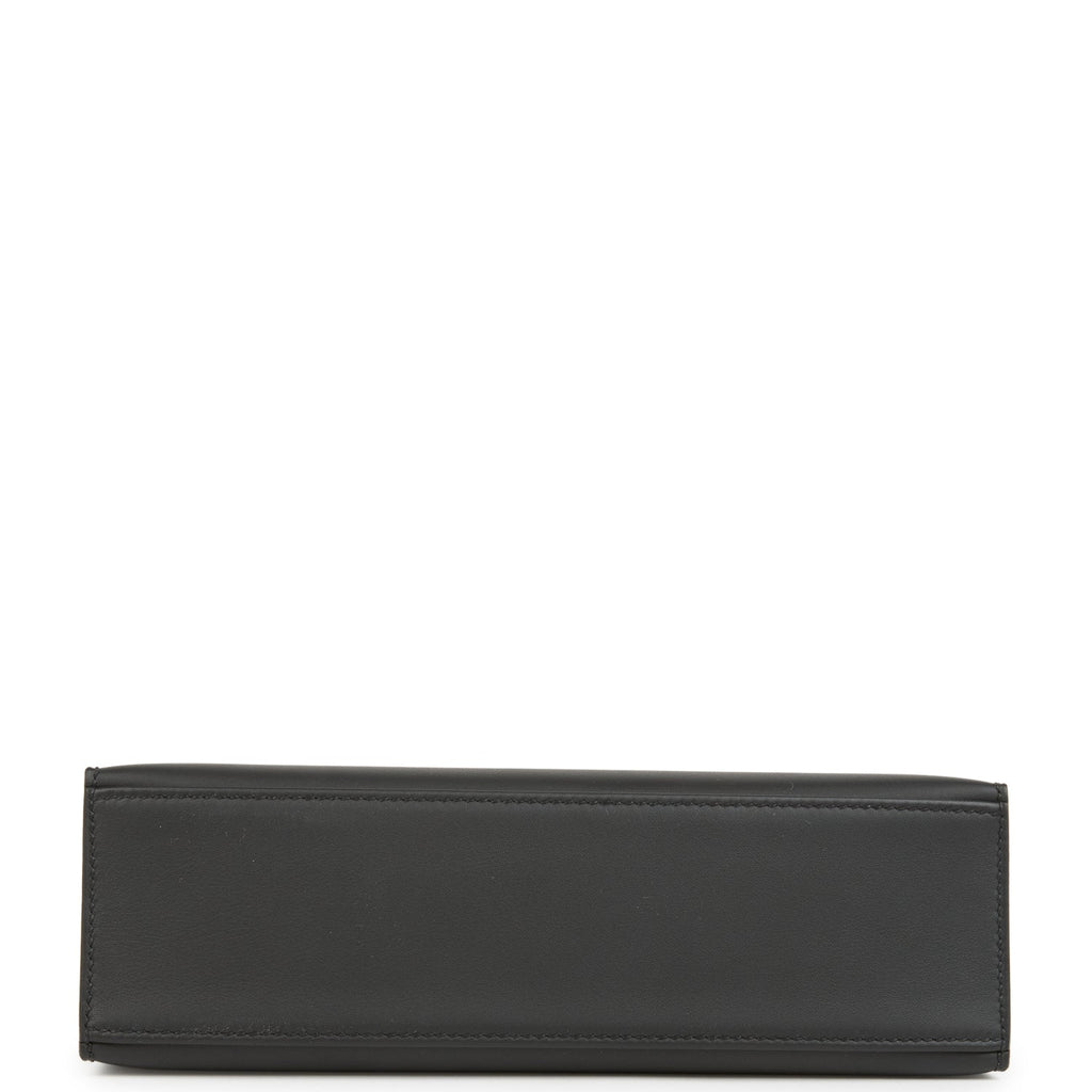 Kelly Pochette Black Swift Gold Hardware