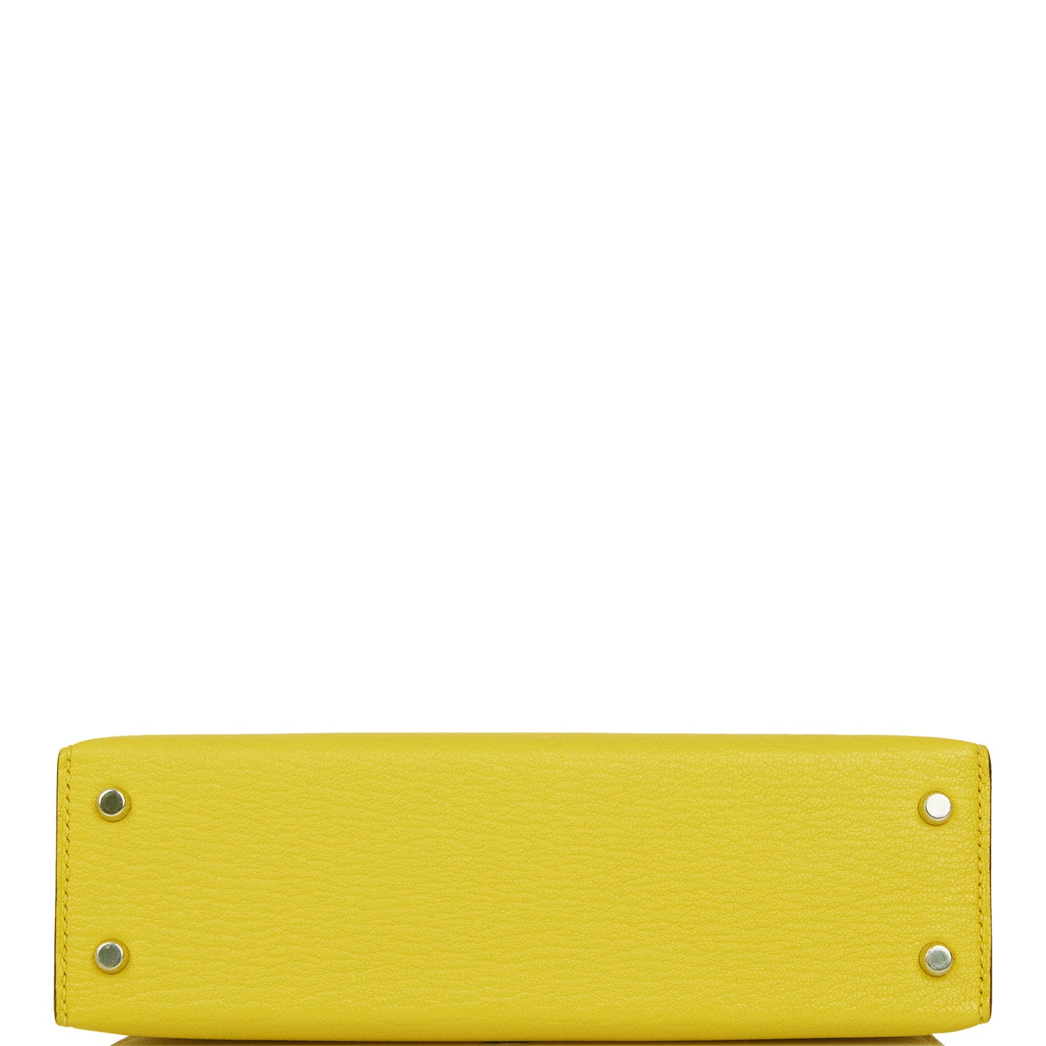 Kelly Sellier 20 Jaune de Naples Verso Chèvre Palladium Hardware