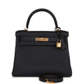 Kelly Retourne 28 Caban Togo Gold Hardware