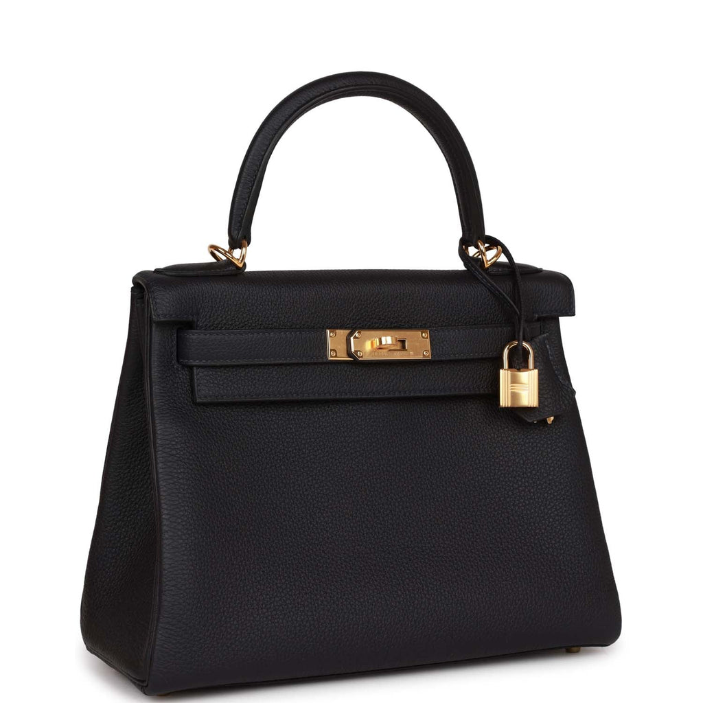 Kelly Retourne 28 Caban Togo Gold Hardware