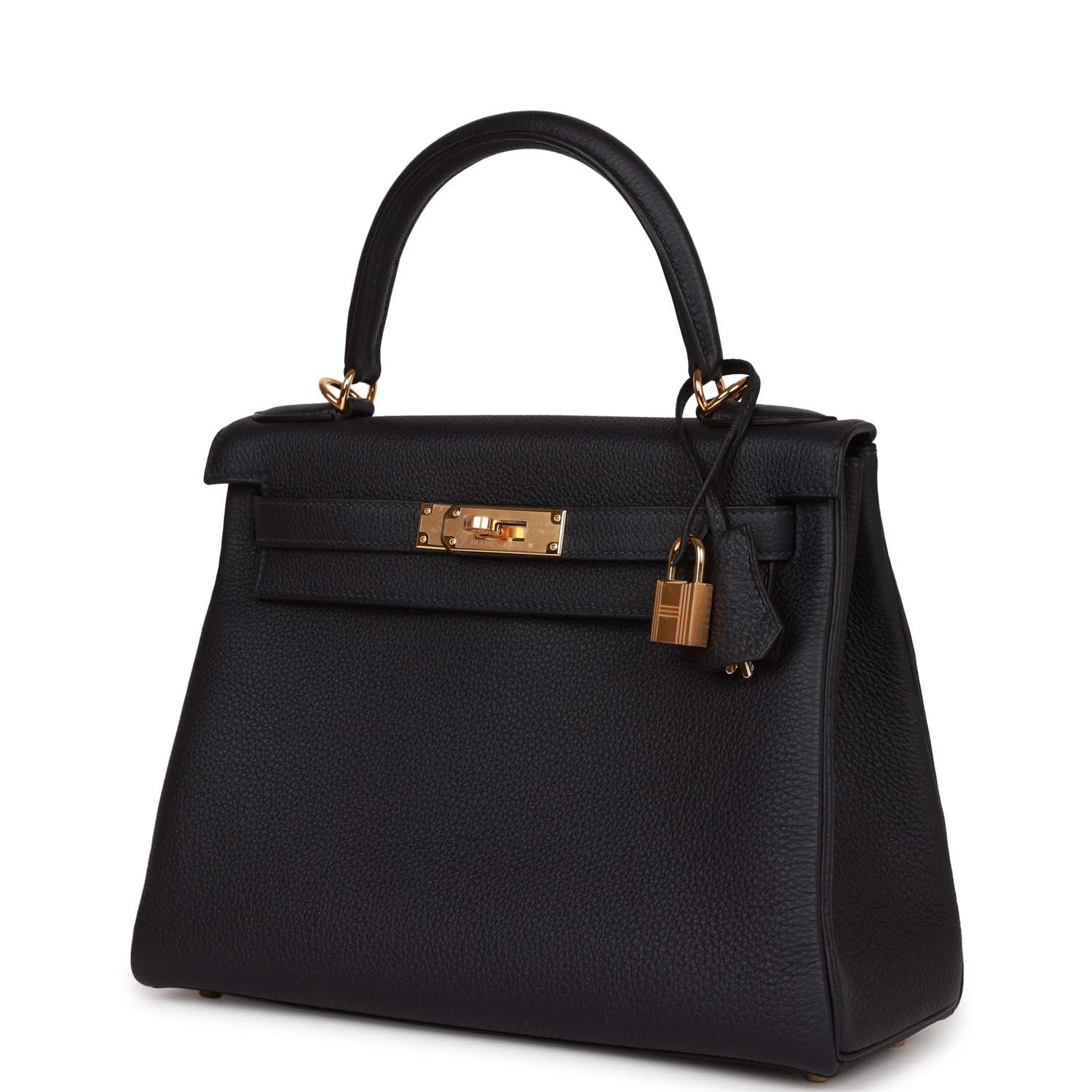 Kelly Retourne 28 Caban Togo Gold Hardware