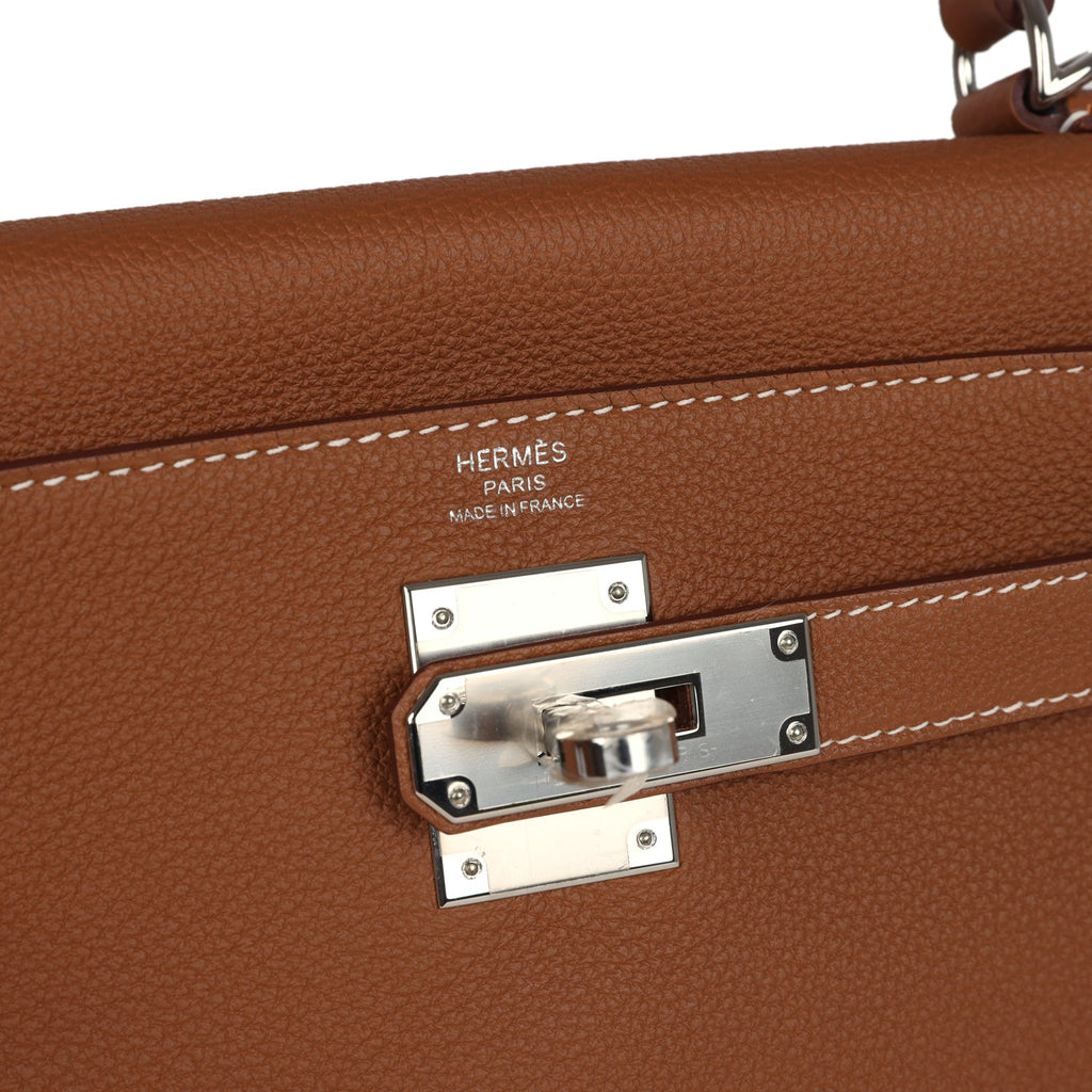 Kelly Retourne 28 Gold Togo Palladium Hardware