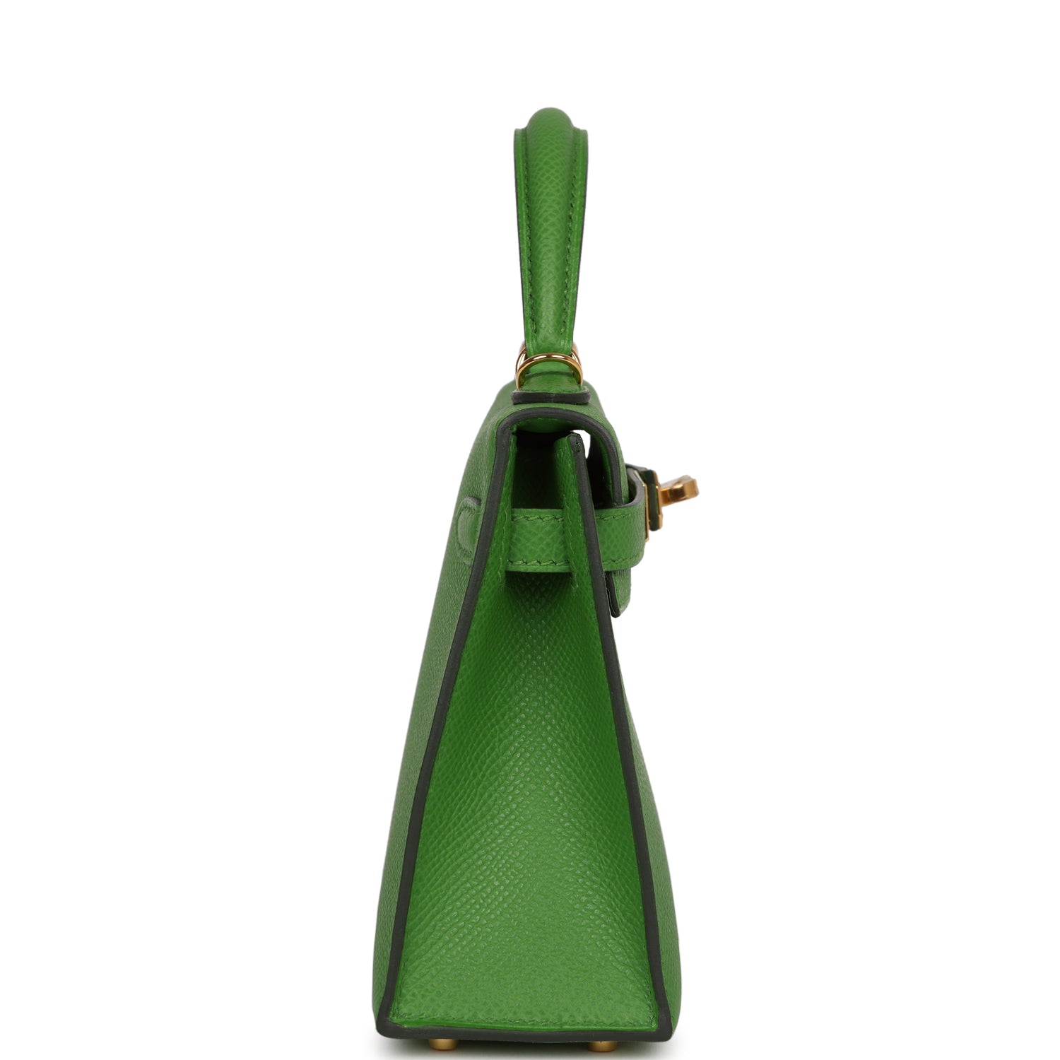 Kelly Sellier 20 Vert Yucca Epsom Gold Hardware