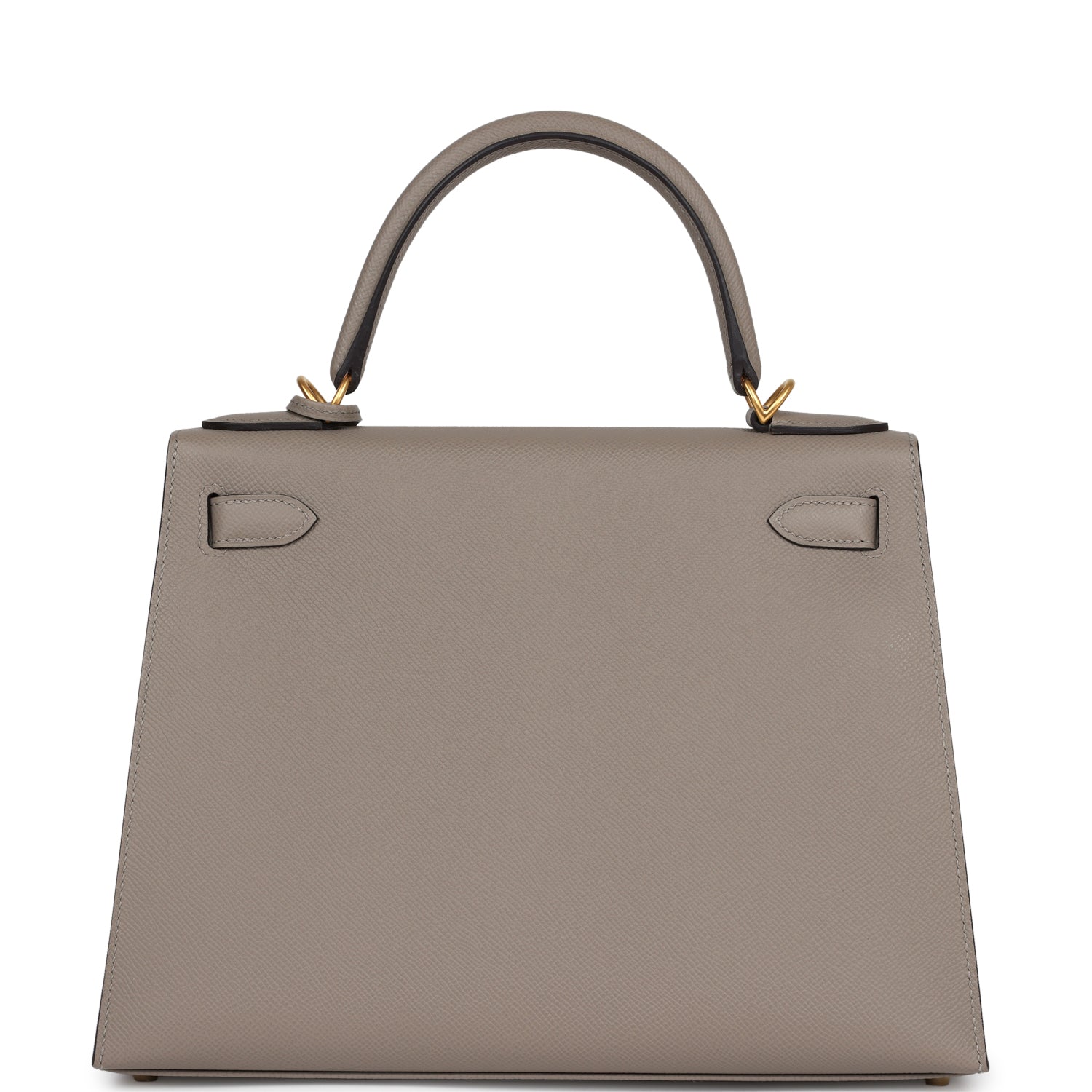 Special Order (HSS) Kelly Sellier 28 Gris Asphalte Verso Epsom Brushed Gold Hardware