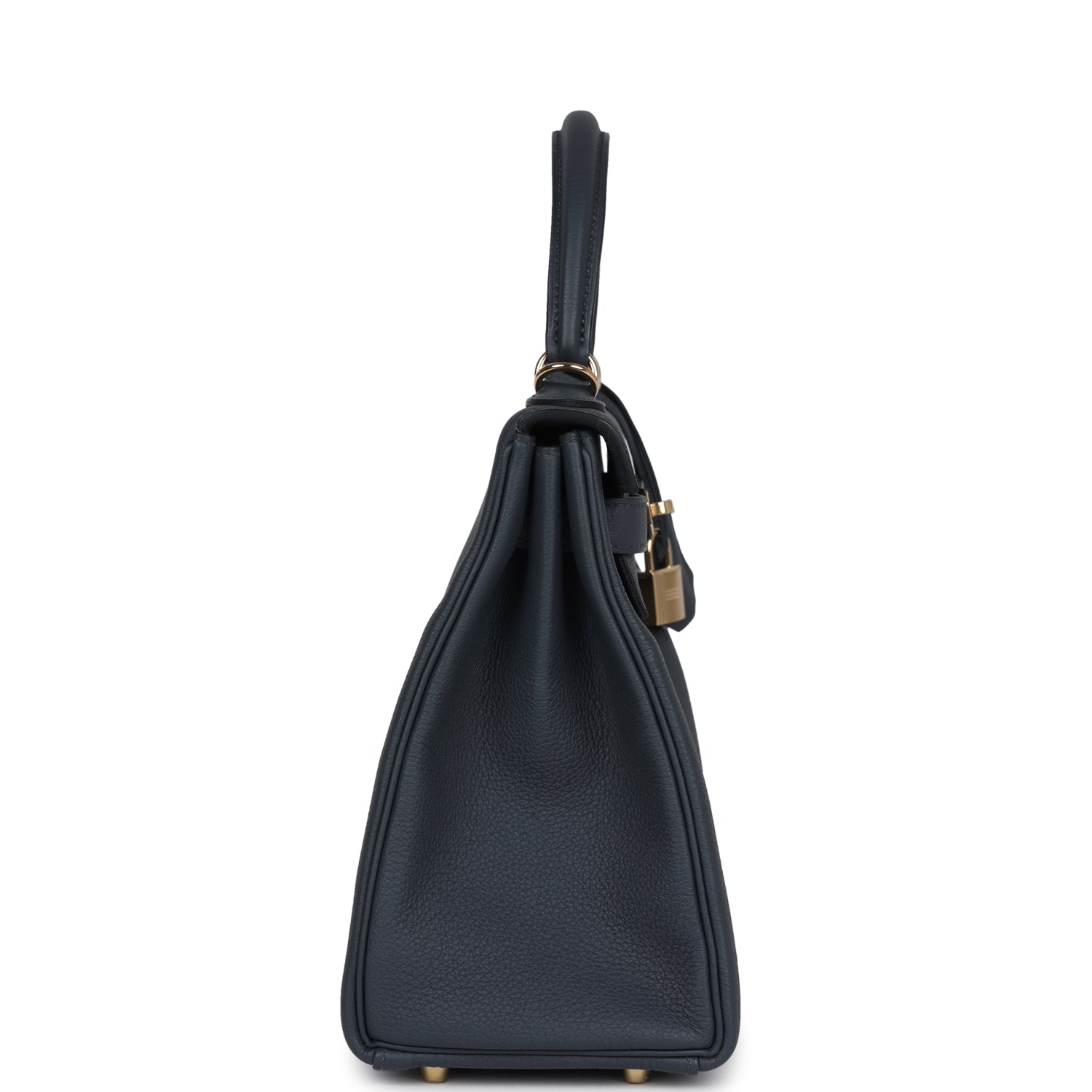 Kelly Retourne 28 Gris Misty Togo Permabrass Hardware