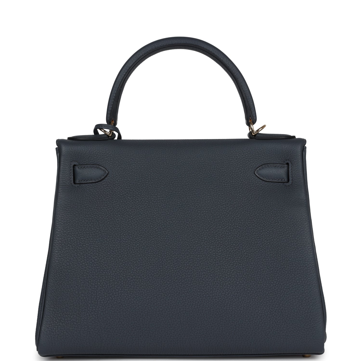 Kelly Retourne 28 Gris Misty Togo Permabrass Hardware