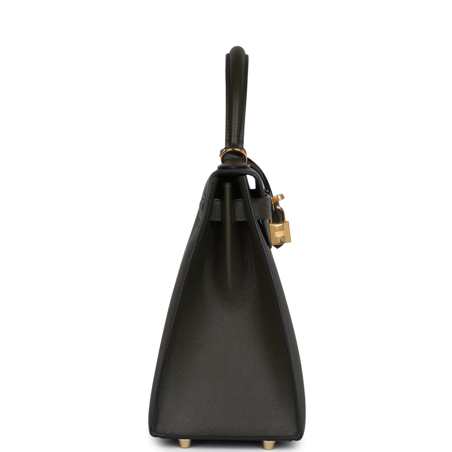 Kelly Sellier 28 Vert De Gris Epsom Gold Hardware