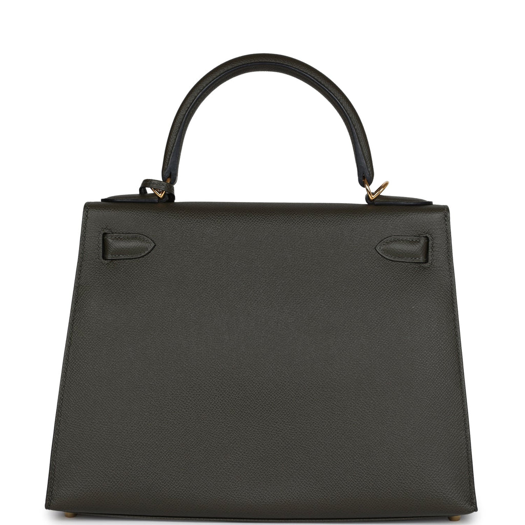 Kelly Sellier 28 Vert De Gris Epsom Gold Hardware