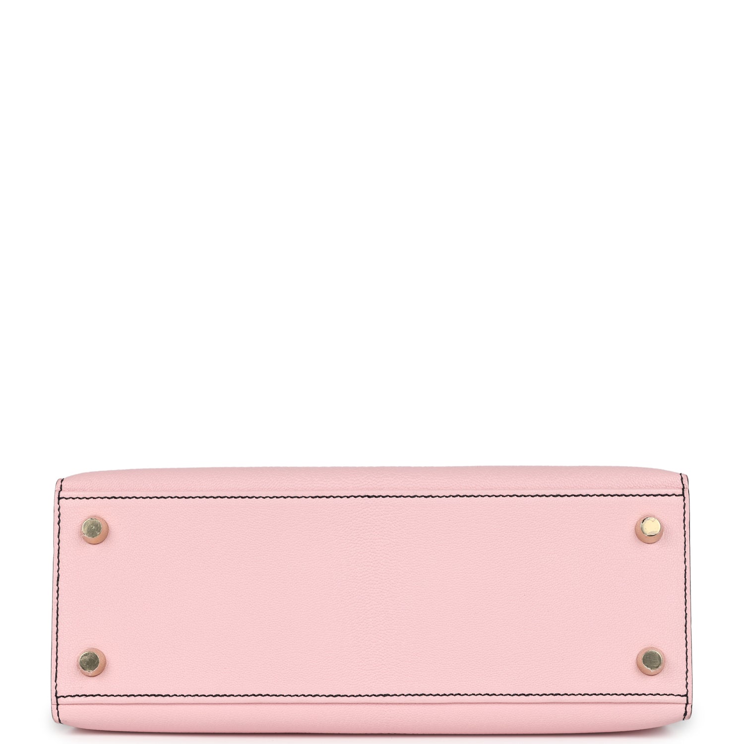 Special Order (HSS) Kelly Sellier 25 Rose Sakura and Black Chevre Mysore Brushed Gold Hardware