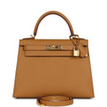 Kelly Sellier 28 Sesame Epsom Gold Hardware
