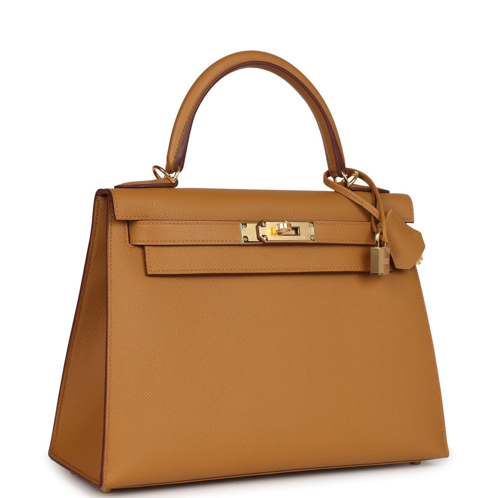 Kelly Sellier 28 Sesame Epsom Gold Hardware