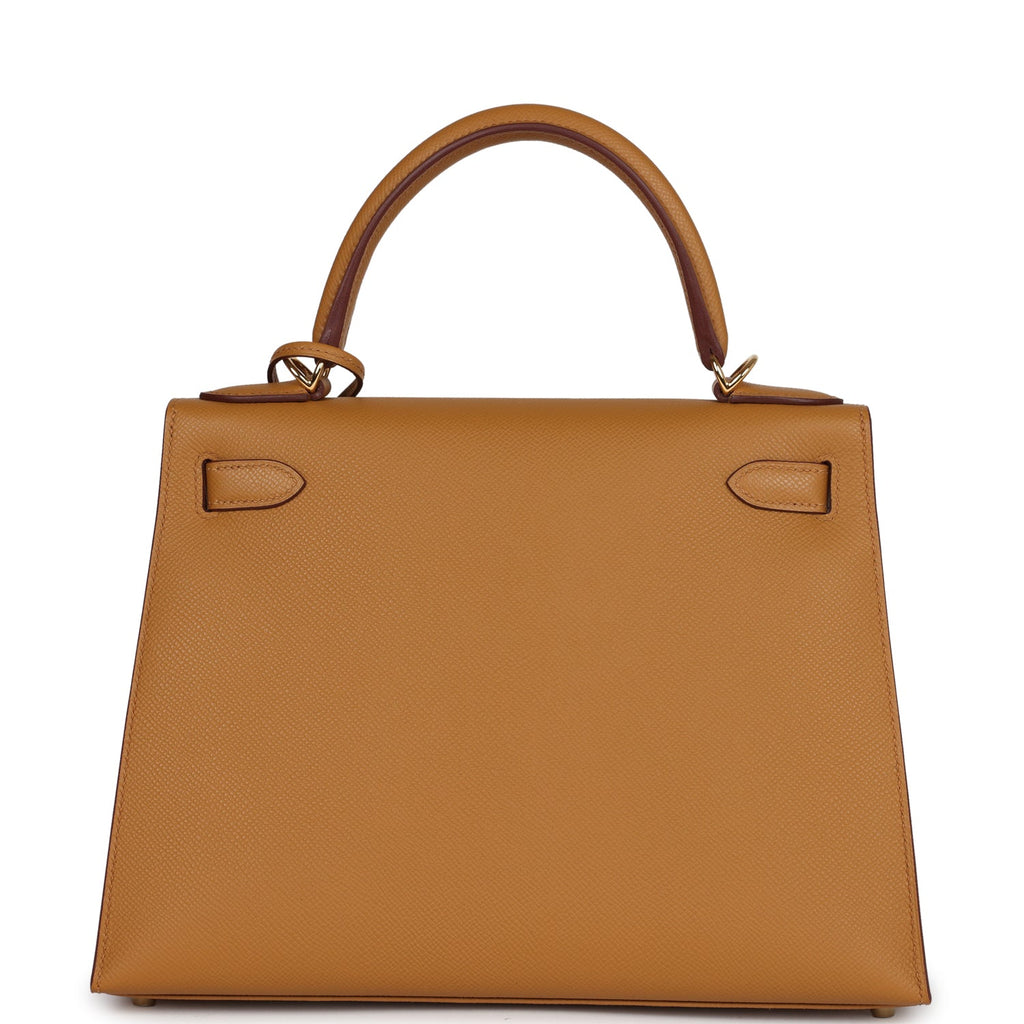 Kelly Sellier 28 Sesame Epsom Gold Hardware
