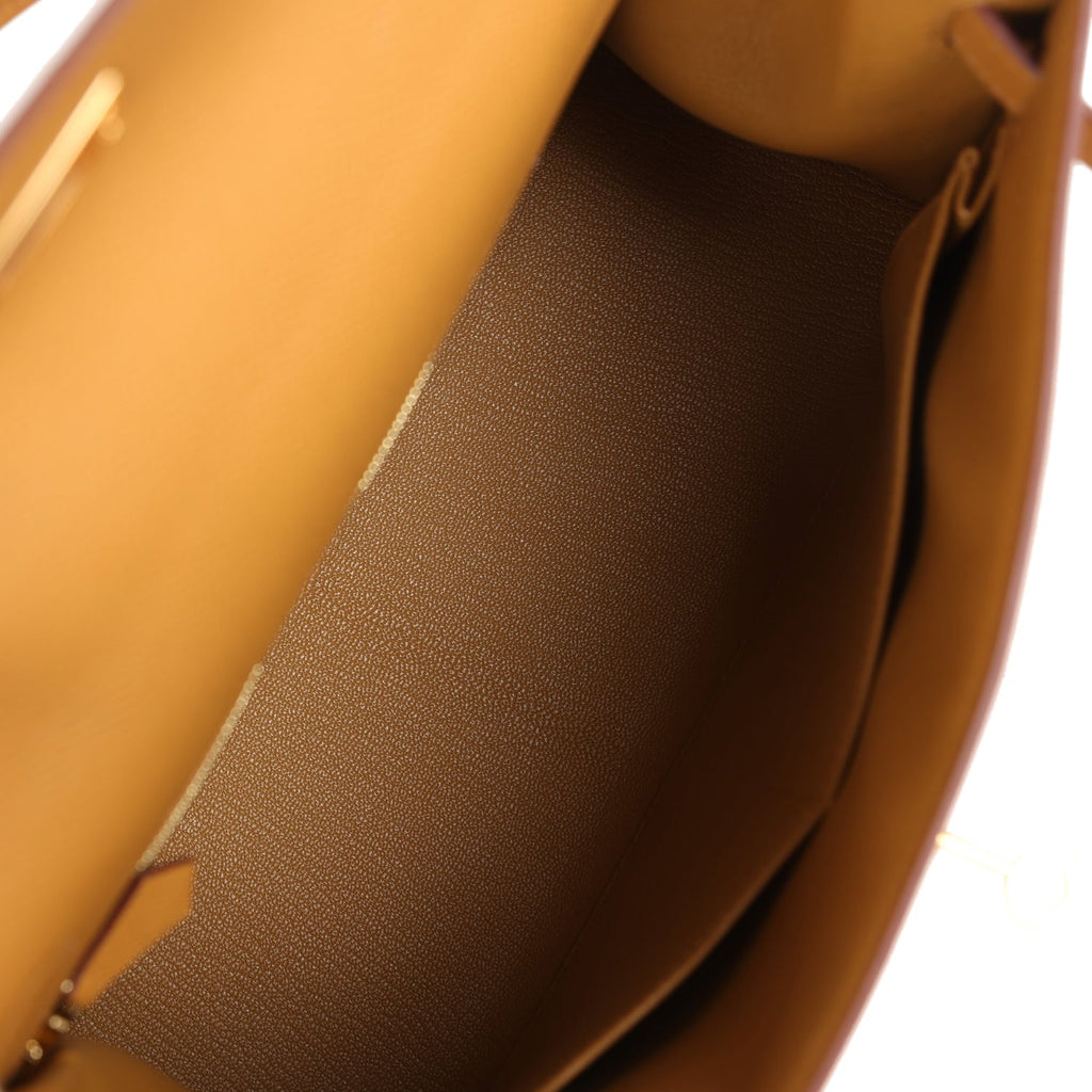 Kelly Sellier 28 Sesame Epsom Gold Hardware