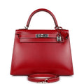 Kelly Sellier 28 Rouge Piment Box Palladium Hardware