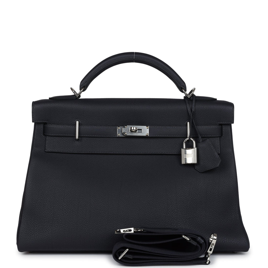 Kelly 42 Maxi Caban Togo Palladium Hardware