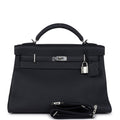 Kelly 42 Maxi Caban Togo Palladium Hardware