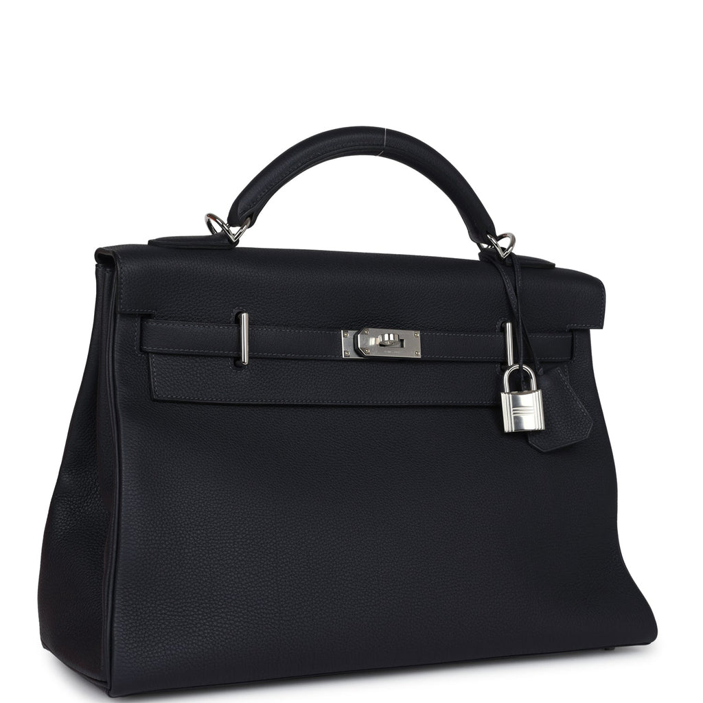 Kelly 42 Maxi Caban Togo Palladium Hardware