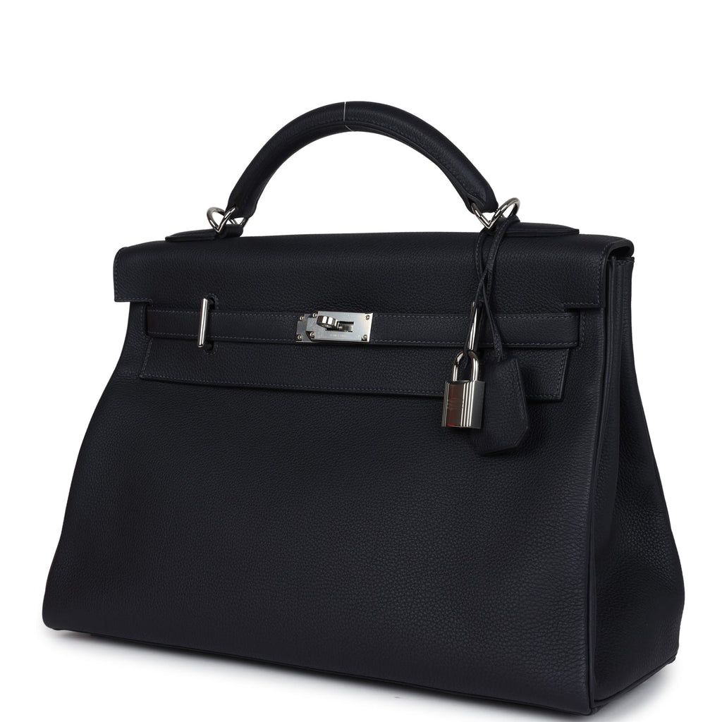 Kelly 42 Maxi Caban Togo Palladium Hardware