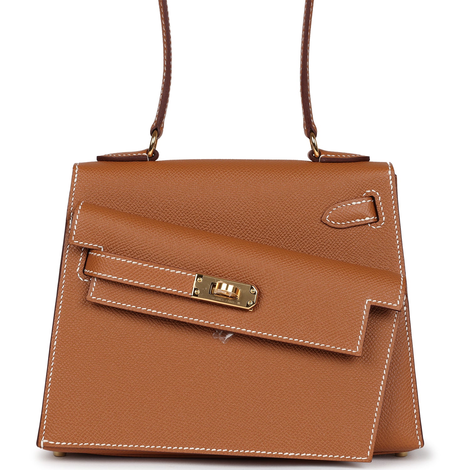 Kelly Sellier en Desordre 20 Gold Epsom Gold Hardware