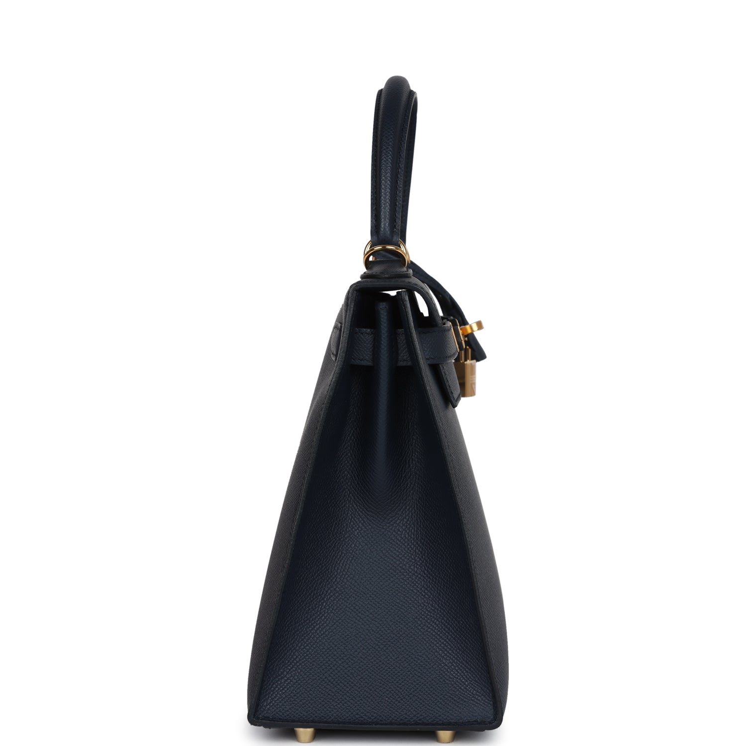 Kelly Sellier 28 Bleu Indigo Epsom Gold Hardware