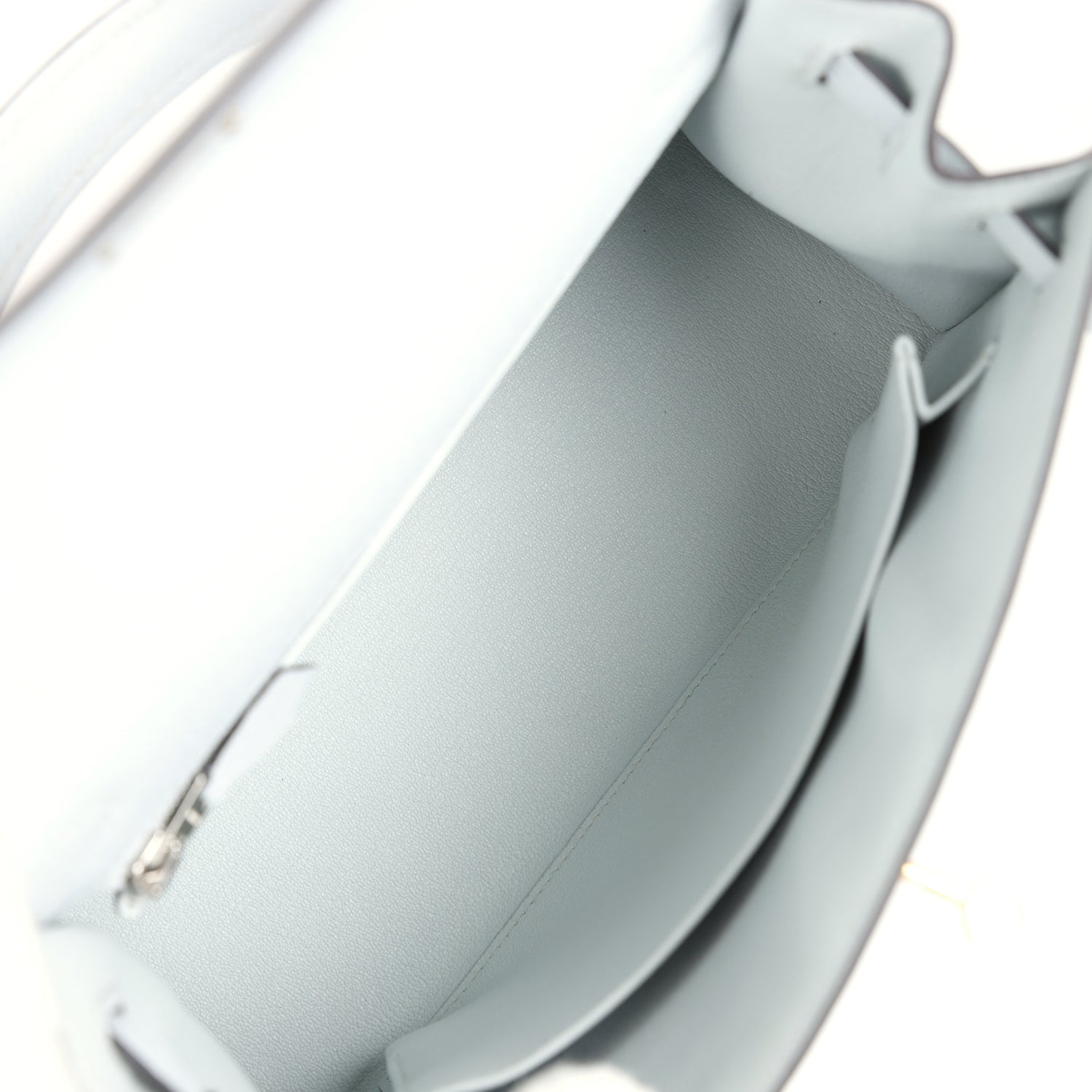 Kelly Sellier 25 Gris Platine Epsom Electrum Hardware