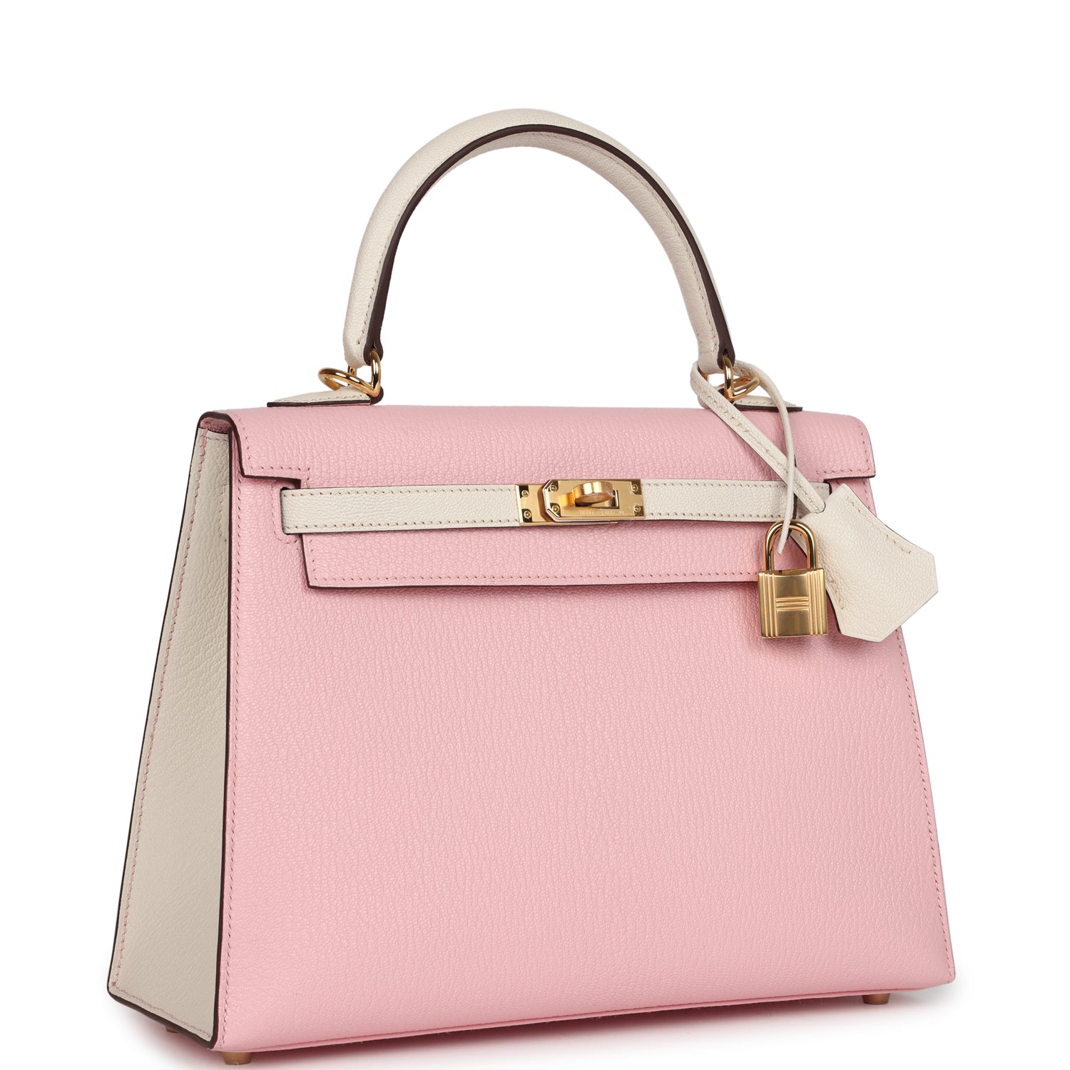 Special Order (HSS) Kelly Sellier 25 Rose Sakura and Nata Chevre Gold Hardware