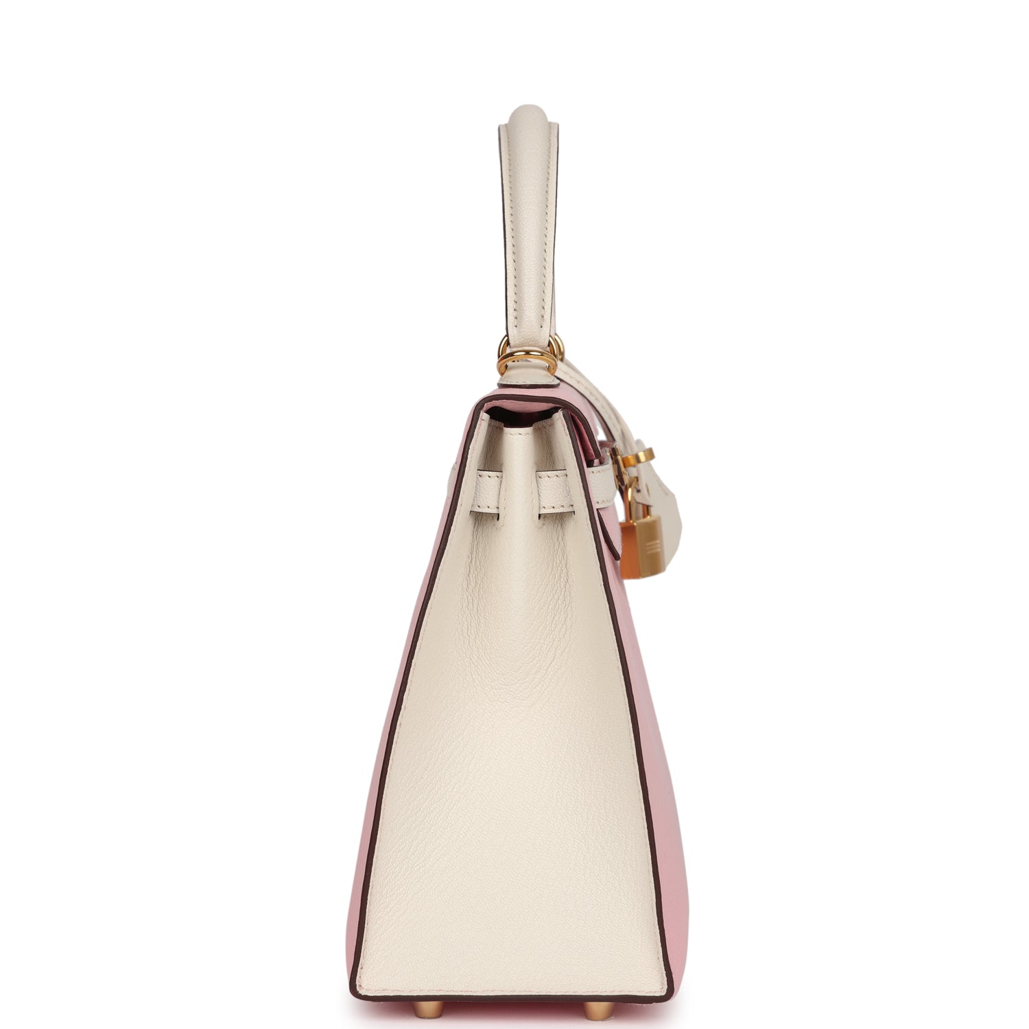 Special Order (HSS) Kelly Sellier 25 Rose Sakura and Nata Chevre Gold Hardware