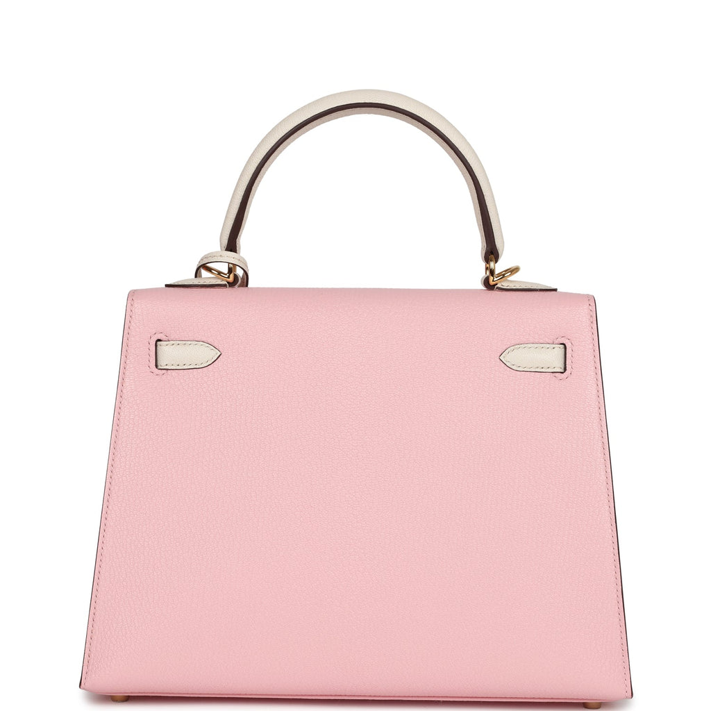 Special Order (HSS) Kelly Sellier 25 Rose Sakura and Nata Chevre Gold Hardware