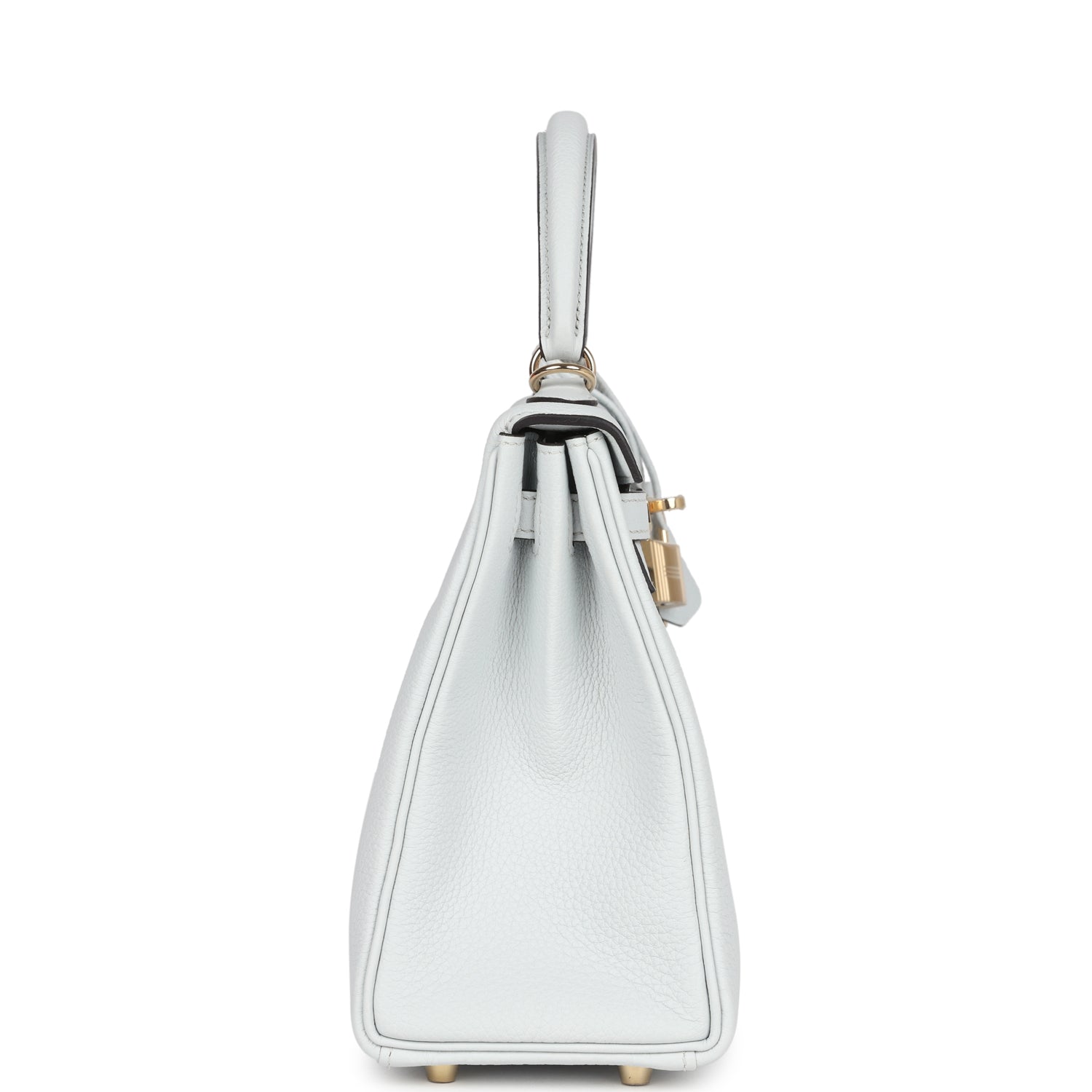 Kelly Retourne 25 Gris Platine Togo Permabrass Hardware