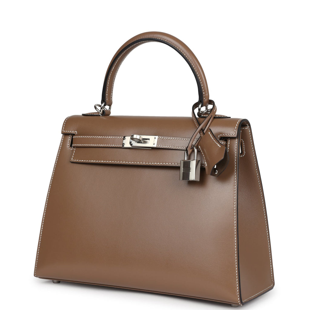 Kelly Sellier 25 Etoupe Tadelakt Palladium Hardware