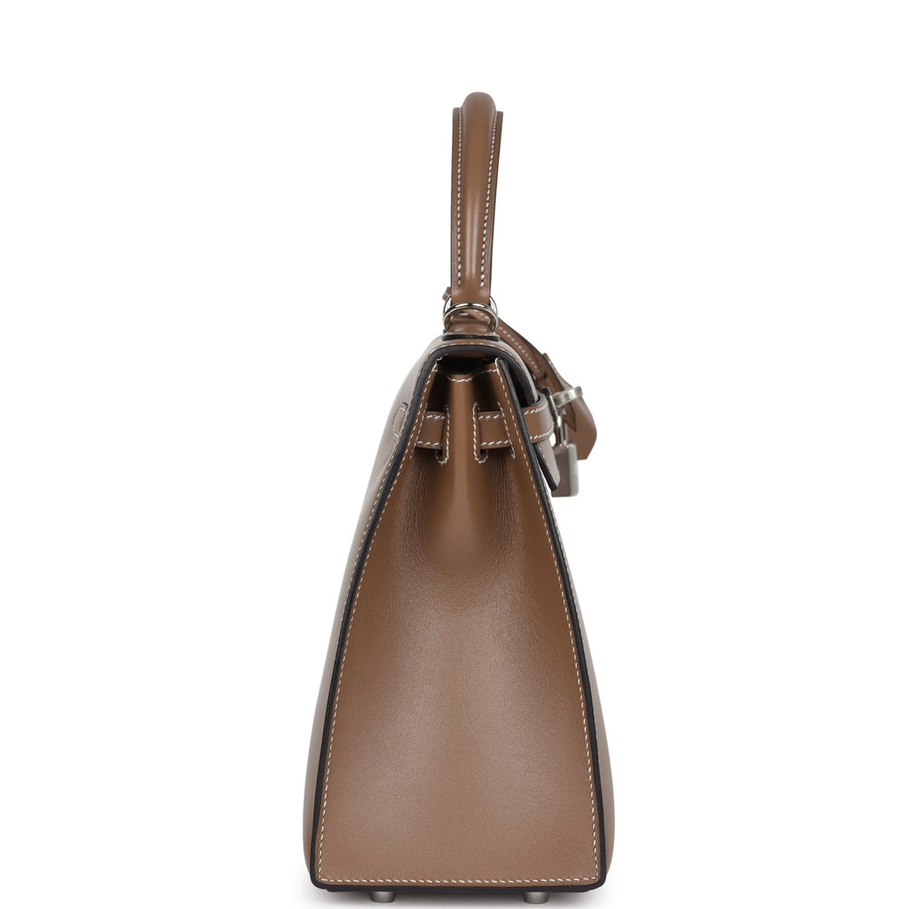 Kelly Sellier 25 Etoupe Tadelakt Palladium Hardware