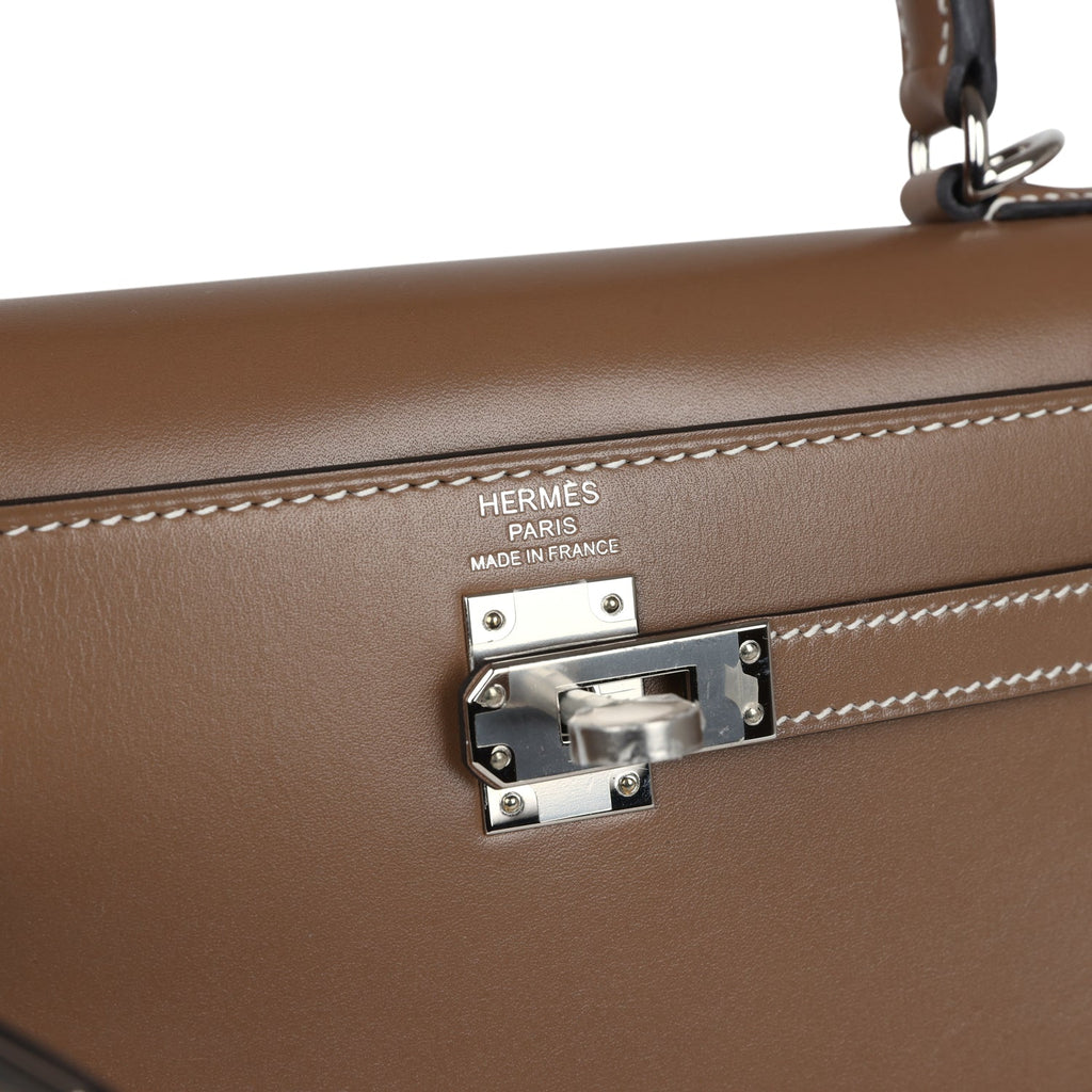 Kelly Sellier 25 Etoupe Tadelakt Palladium Hardware