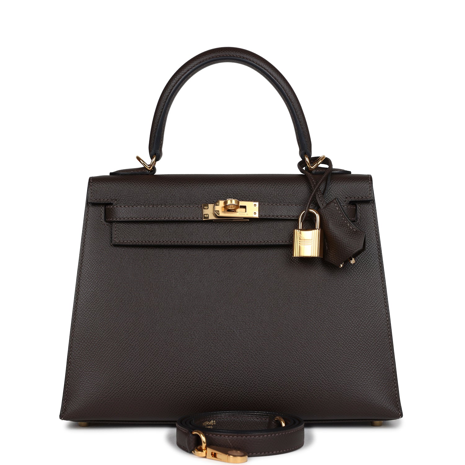 Kelly Sellier 25 Ebene Epsom Gold Hardware